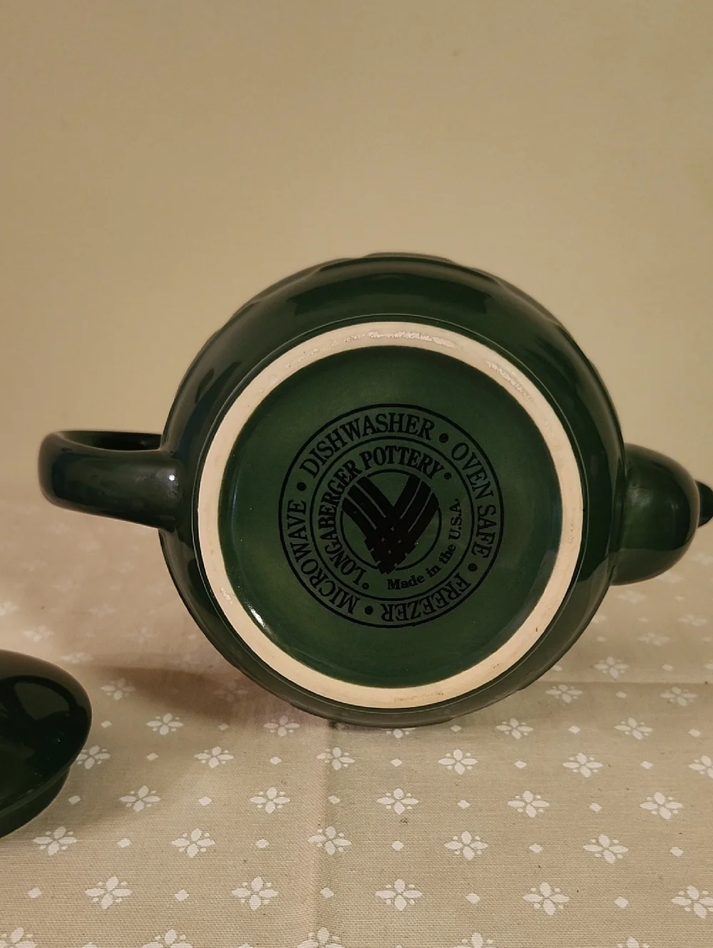 Longaberger Woven Traditions Ivy Teapot